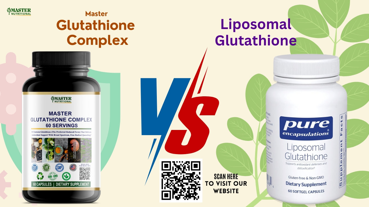 The Antioxidant Powerhouse Master Glutathione Complex vs Pure Encapsu