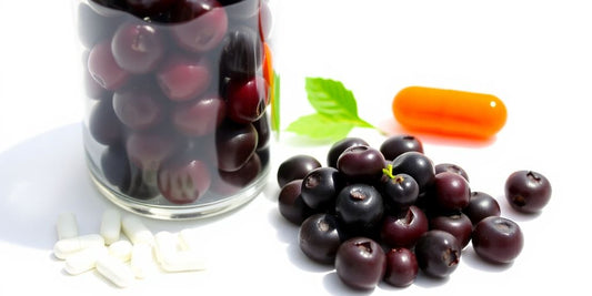 Elderberry, zinc, and vitamin C supplement bottle.