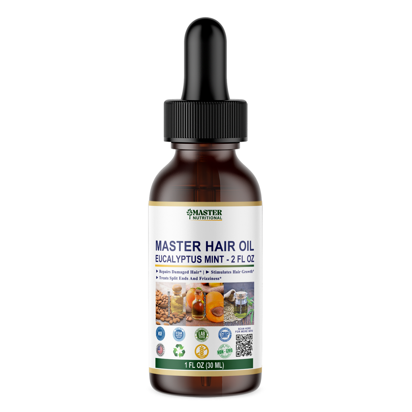 Master Hair Oil (Eucalyptus Mint): Revitalize Your Hair with No.1 Hair Growth Drops