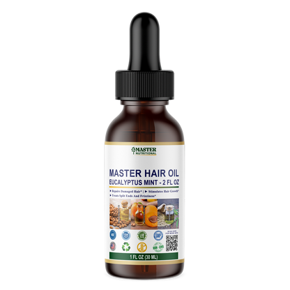 Master Hair Oil (Eucalyptus Mint): Revitalize Your Hair with No.1 Hair Growth Drops