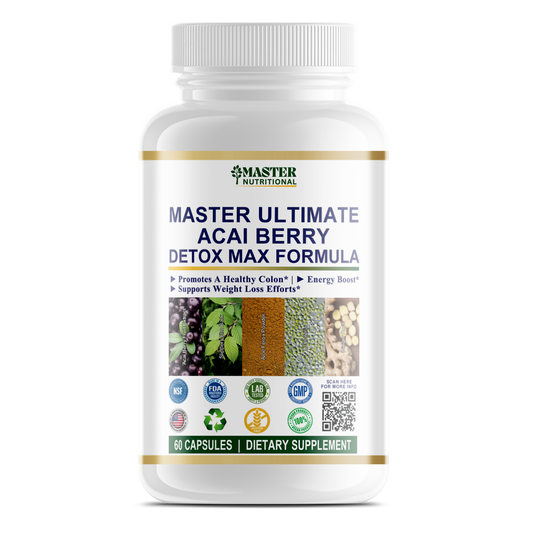 Master Ultimate Acai Berry Detox Max Formula: Revitalize & Detoxify Your Body