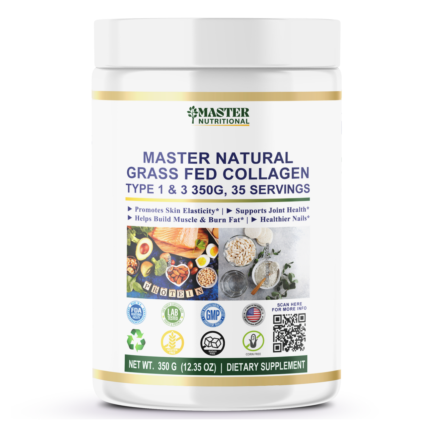 Master Natural Grass Fed Collagen: Embrace a Natural Path to Beauty, Wellness, and Vitality