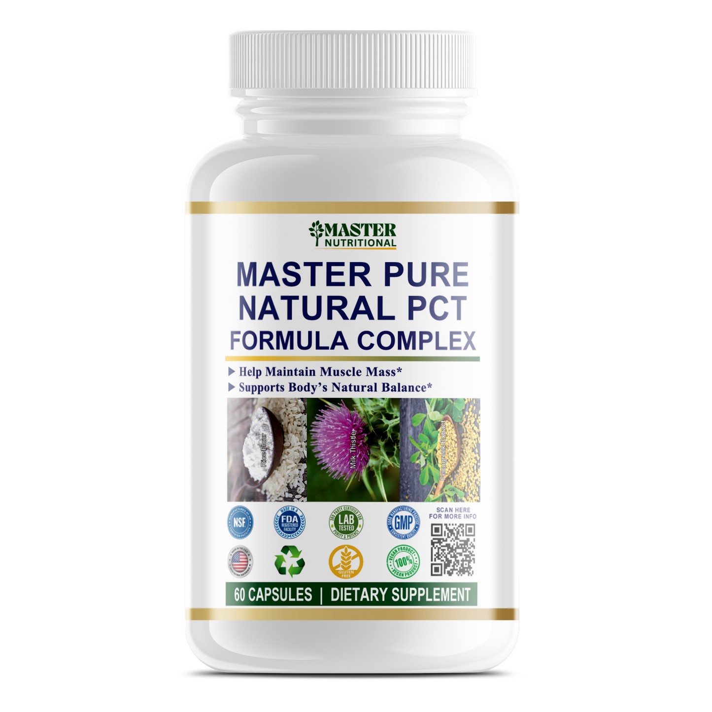 Master Pure Natural PCT Formula Complex: Addressing Hormonal Balance and Well-being