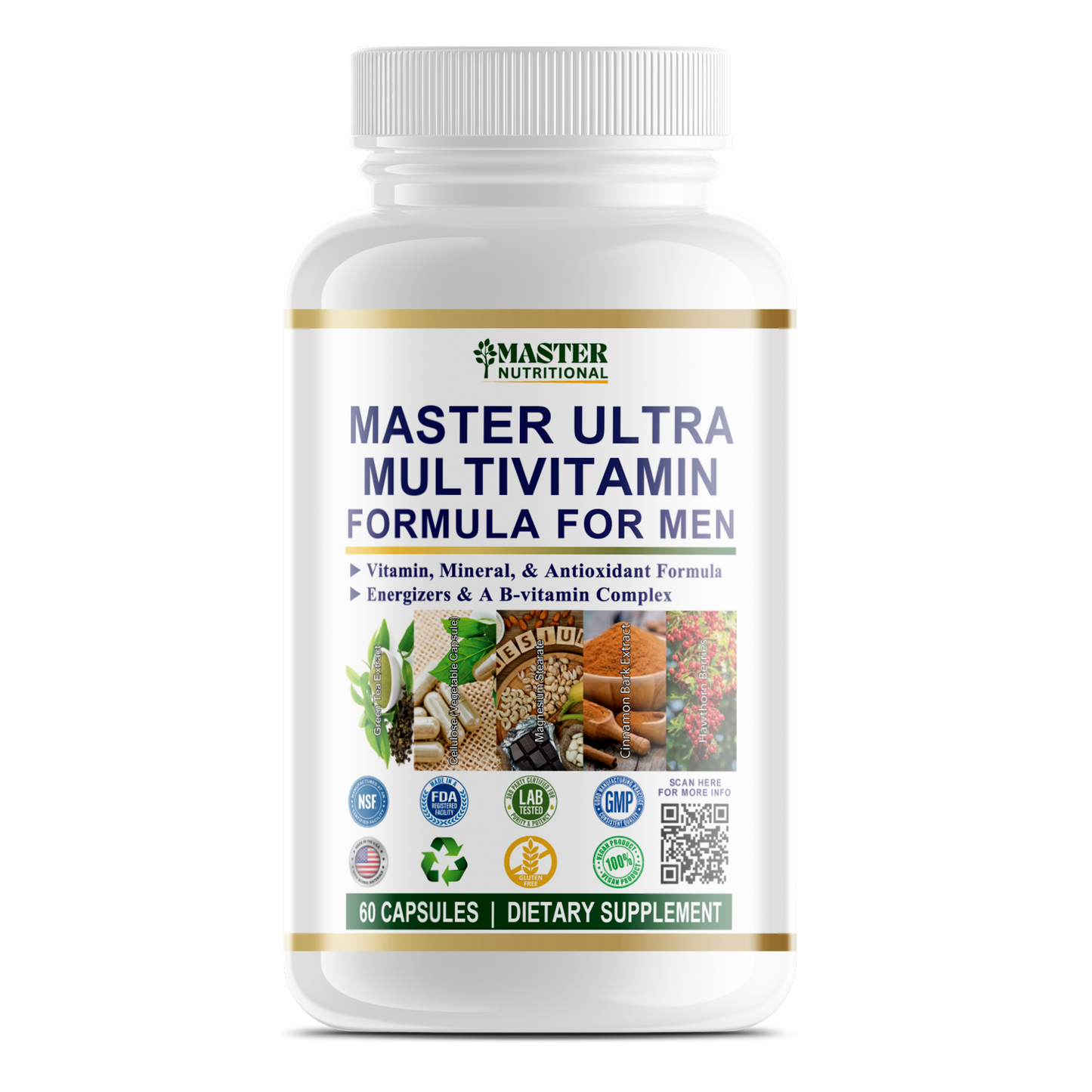 Master Ultra Multivitamin Formula for Men - Uncover Your Peak Vitality