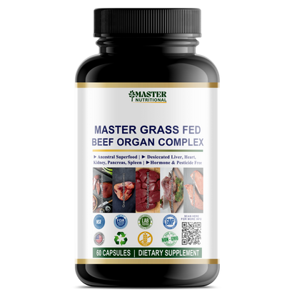Master Grass Fed Beef Organ Complex: Natural and Effective Approach to Total Body Wellness