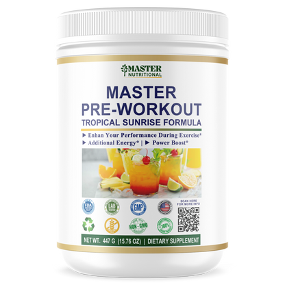 Master Pre-Workout Tropical Sunrise Formula - Your Ultimate Fitness Companion