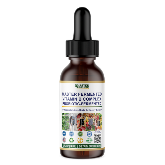 Top Master Fermented Vitamin B Complex for Total Body Wellness