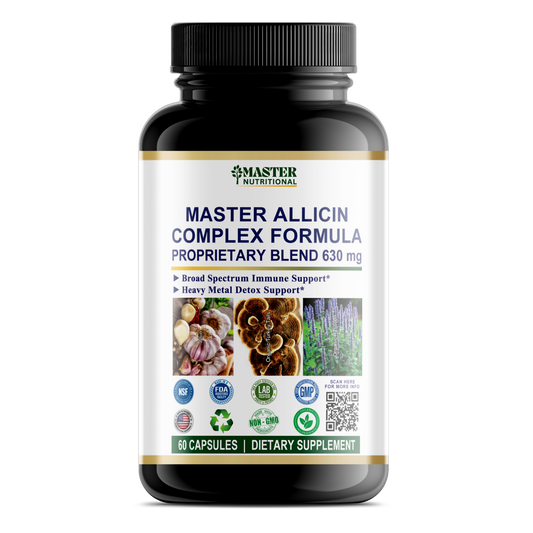 Master Allicin Complex Formula: A Premium Solution for Immune, Gut, and Cardiovascular Health
