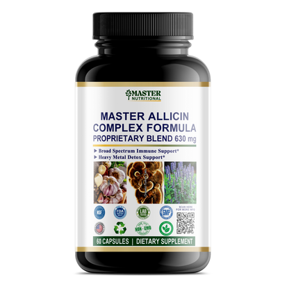 Master Allicin Complex Formula: A Premium Solution for Immune, Gut, and Cardiovascular Health