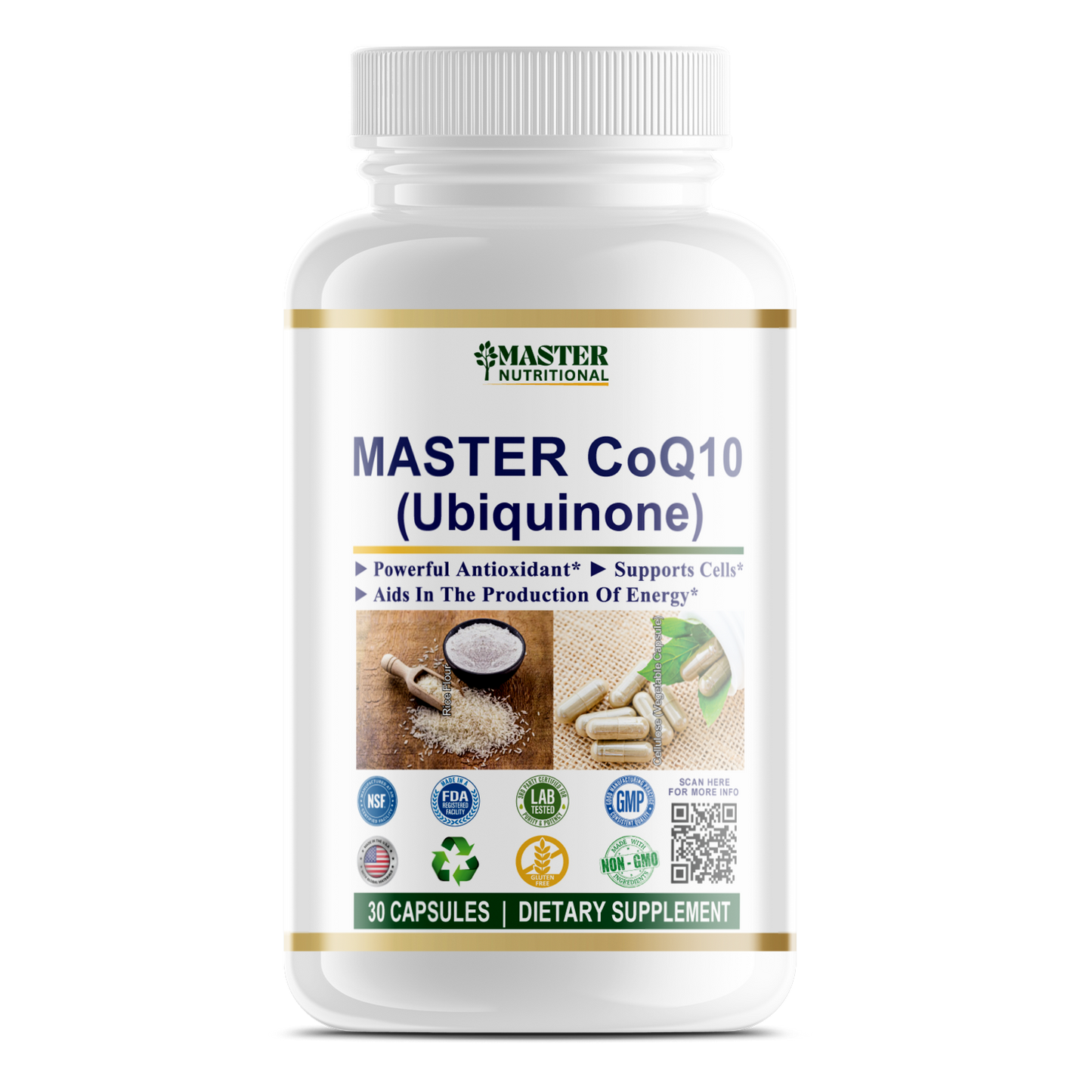 Master CoQ10 (Ubiquinone) - Achieve Cardiovascular & Immune Wellness