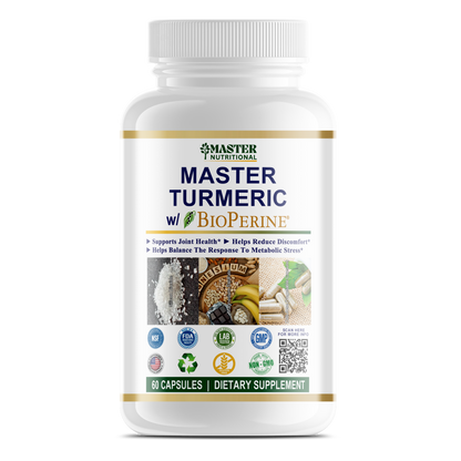 Master Turmeric w/BioPerine to Help with Joint Discomfort