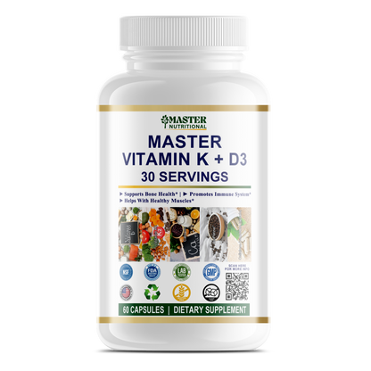 Get Master Vitamin K Plus D3: Uplift Your Health with a Formula Beyond Ordinary Standards