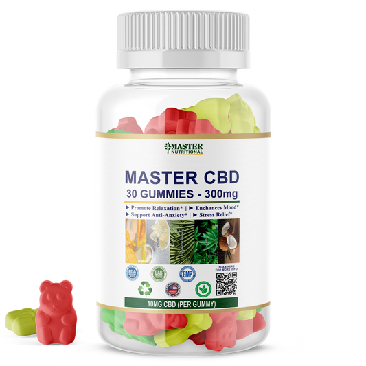 Master CBD Gummies 300mg (30 gummies) - High Potency CBD Gummy Vitamins