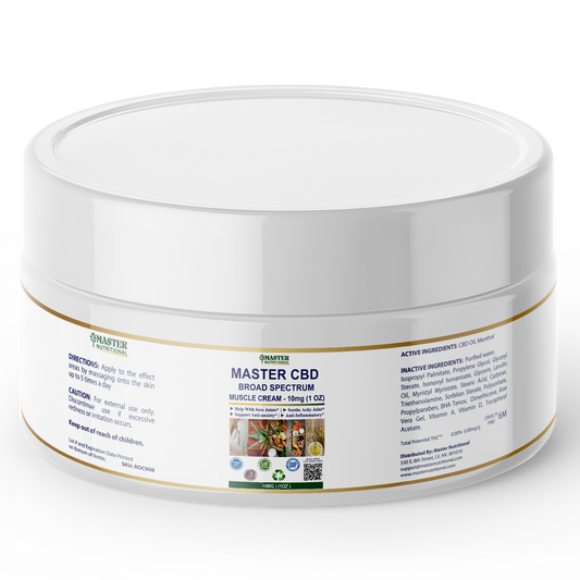 Master CBD Muscle Cream: Best Support for Anti-Anxiety and Sore Joints