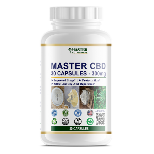 Master CBD Capsules 300mg: Improve Your Sleep and Mood Efficiently