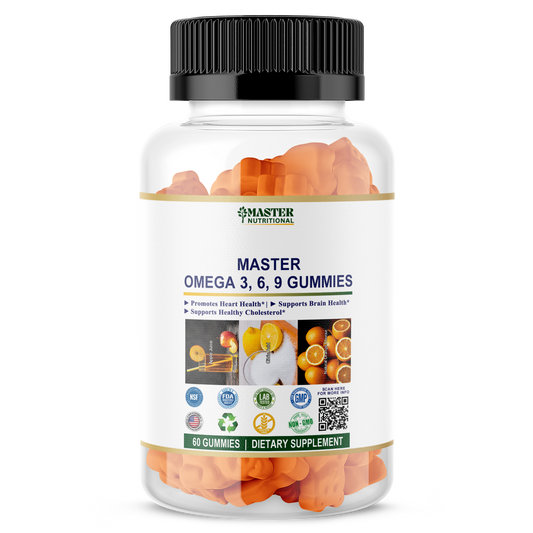 Master Omega 3 Gummies - Boost Cardiovascular, Immune and Digestive Health