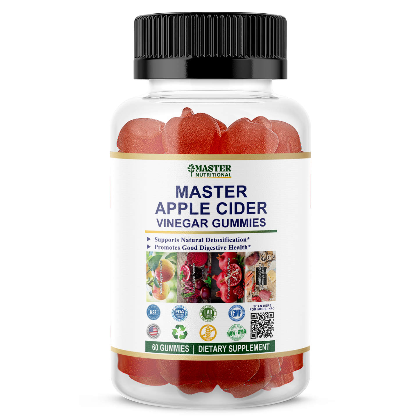 Master Apple Cider Vinegar Gummies for Immune and Digestive Health