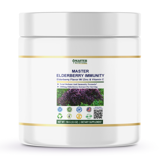 Master Elderberry Immunity W/ Zinc & Vitamin C: Embrace a Healthy Immune Life