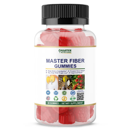 Master Fiber Gummies for Delicious and Effective Support for Gut Relief, Immune, and Blood Sugar Health