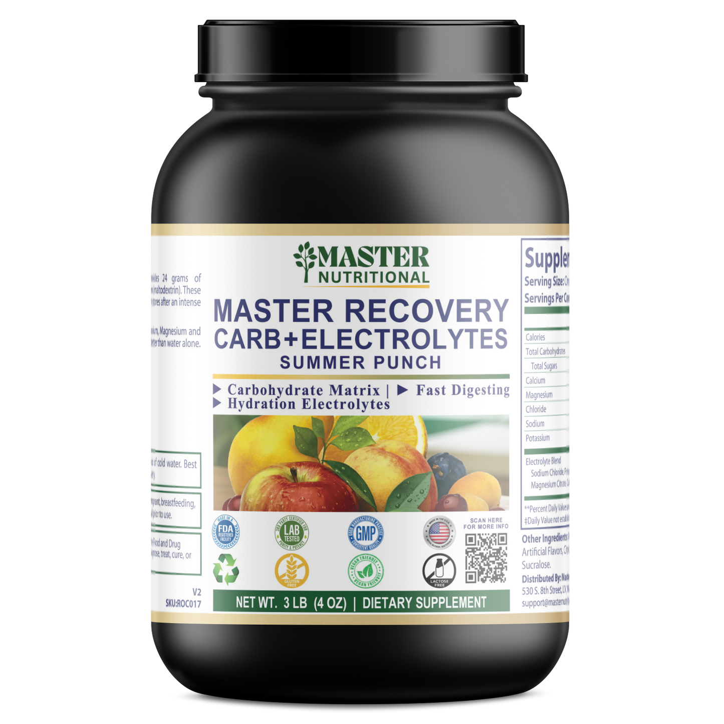 Recovery Carb + Electrolyte Summer Punch 1365g