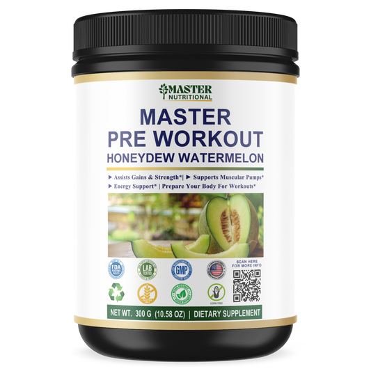 Master Pre-Workout (Watermelon): Unlock Your Full Potential During Every Workout Session
