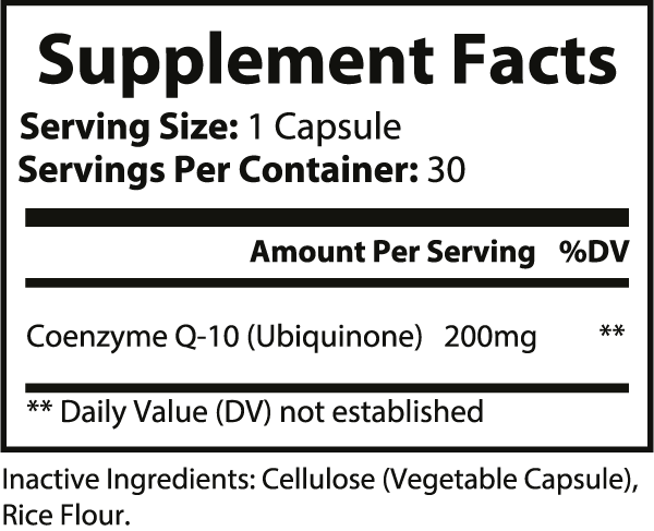 Master CoQ10 (Ubiquinone) - Achieve Cardiovascular & Immune Wellness