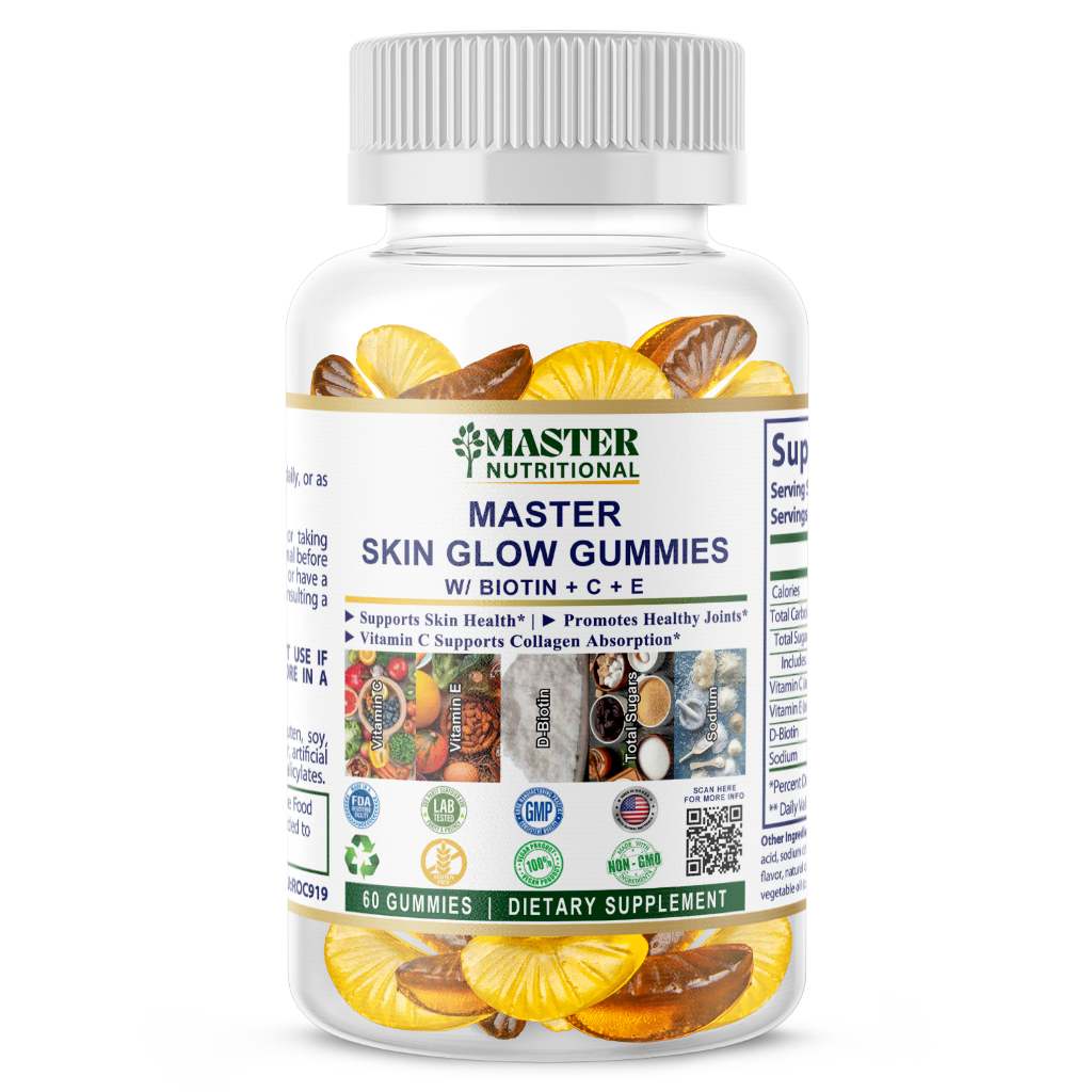 Skin Glow Gummies w/ Biotin + C + E