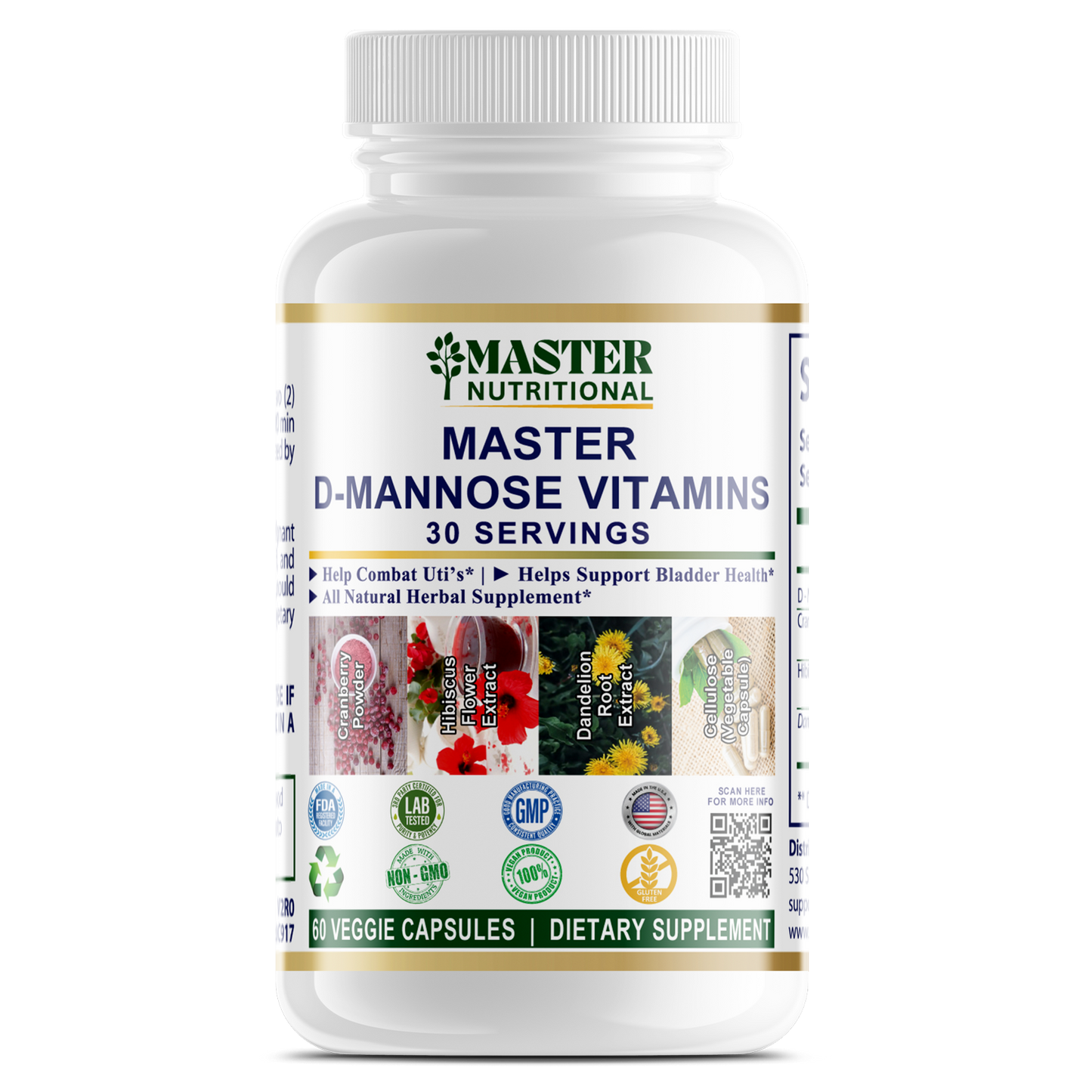 Try Master D-Mannose Vitamins for Your Journey to Urinary Health and UTI Prevention