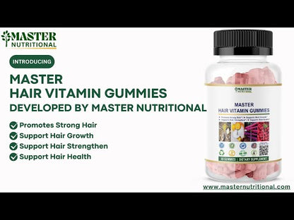 Master Hair Vitamin Gummies - Premium Hair Solution for Perfect Strands