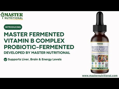 Top Master Fermented Vitamin B Complex for Total Body Wellness
