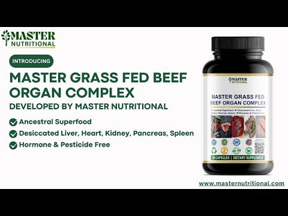 Master Grass Fed Beef Organ Complex: Natural and Effective Approach to Total Body Wellness
