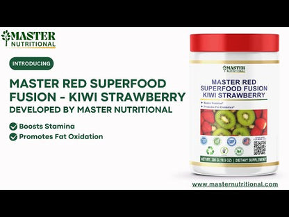 Get Master Red Superfood Fusion - Kiwi Strawberry to Support Your Immune System and Vitality