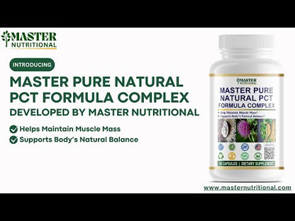 Master Pure Natural PCT Formula Complex: Addressing Hormonal Balance and Well-being