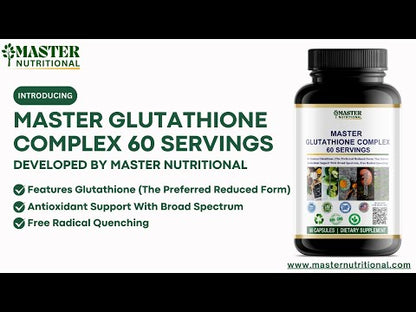 Master Glutathione Complex: Unlocking Full-Body Wellness