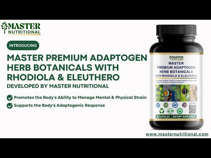 Master Premium Adaptogen Herb Botanicals for Unparalleled Stress Management Support