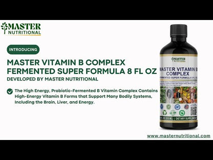 Master Vitamin B Complex Fermented Super Formula for Full-Spectrum Vitality Boost