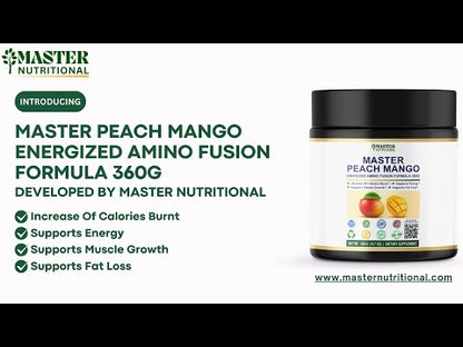 Master Peach Mango Energized Amino Fusion Formula - Supports Energy from Time to Time!