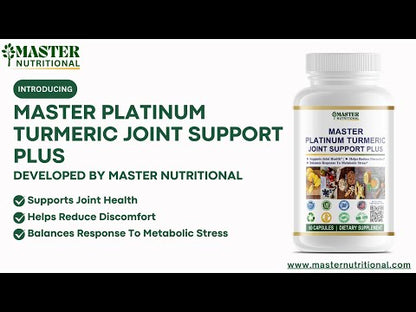 Master Platinum Turmeric Joint Support Plus – Natural Choice for a More Active and Comfortable Life!
