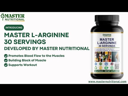 Master L-Arginine Capsules: The Ultimate Energy Enhancer for Your Workouts