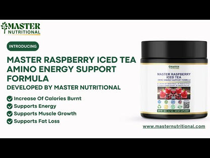 Master Raspberry Iced Tea Amino Energy Support Formula to Fuel Your Muscle Boost Journey