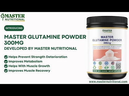 Master Glutamine Powder 300mg - Get New Level of Performance & Immune Boost