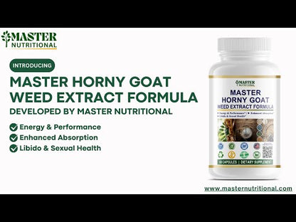 Master Horny Goat Weed Blend: A Must-Have Supplement for Boosting Libido and Mood