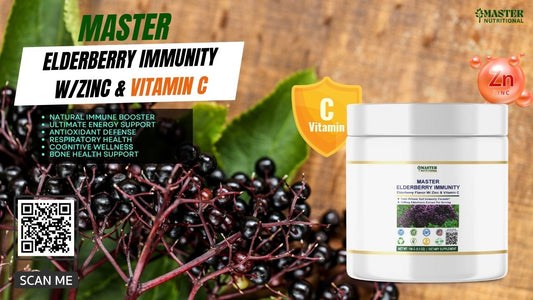 Master Elderberry Immunity W/ Zinc & Vitamin C: A Trio of Essentials for Immune Boost