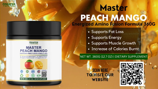 Master Peach Mango Energized Amino Fusion: Supercharge Energy and Immunity