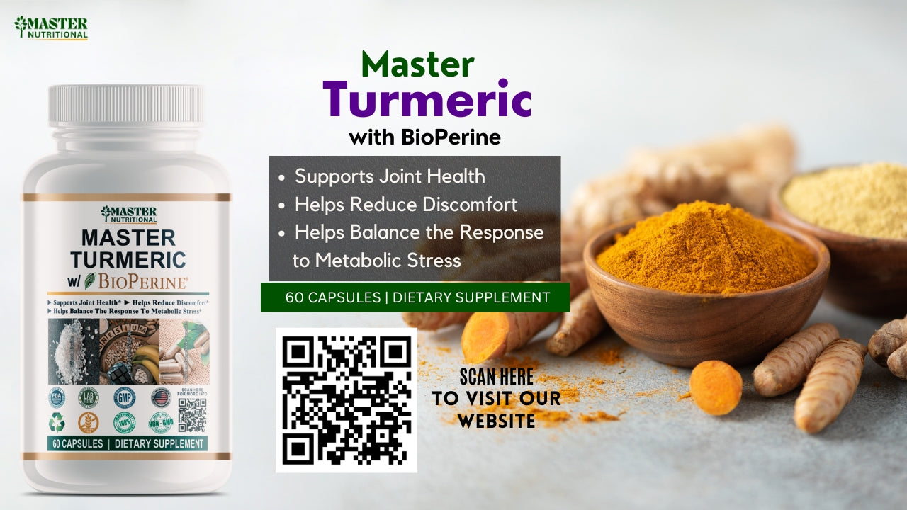Tumeric With Bioperine Master Turmeric with BioPerine: The Modern Solution for Joint Health ...