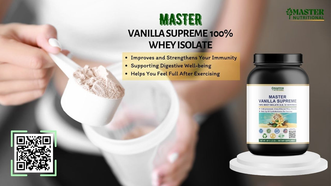 Don't Let Soreness Slow You Down: Try Master Vanilla Whey Isolate for Faster Recovery