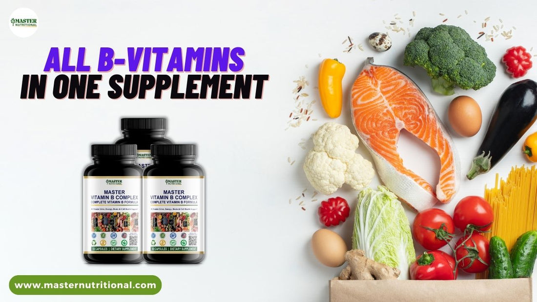 Master Nutritional Vitamin B Complex: Power of All B Vitamins in One Supplement