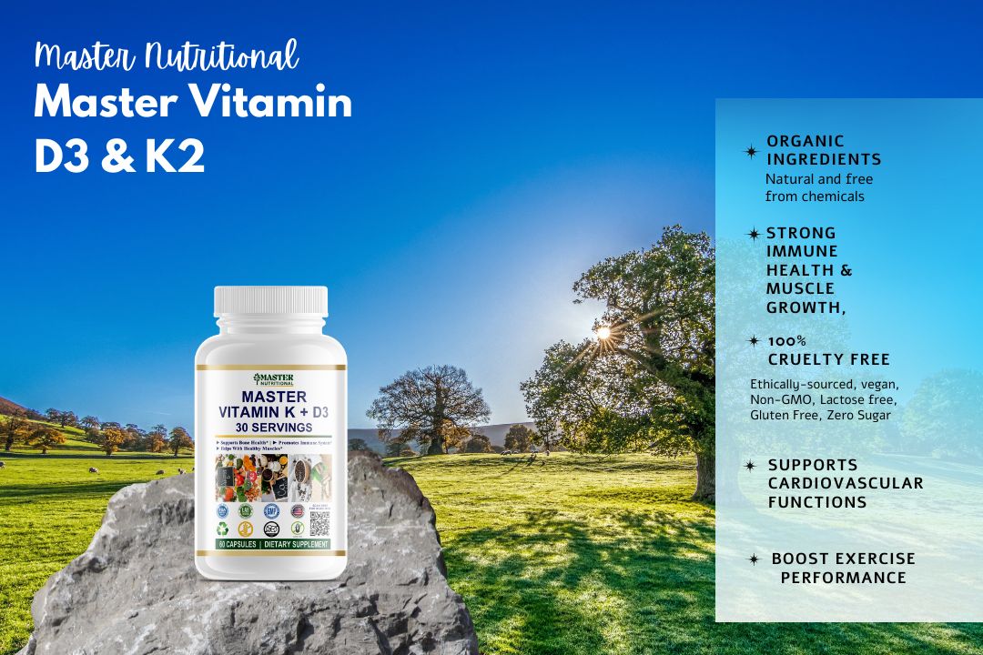 Master Vitamin d3 & k2: Powerful Duo for Immunity, Mood and Mental Health