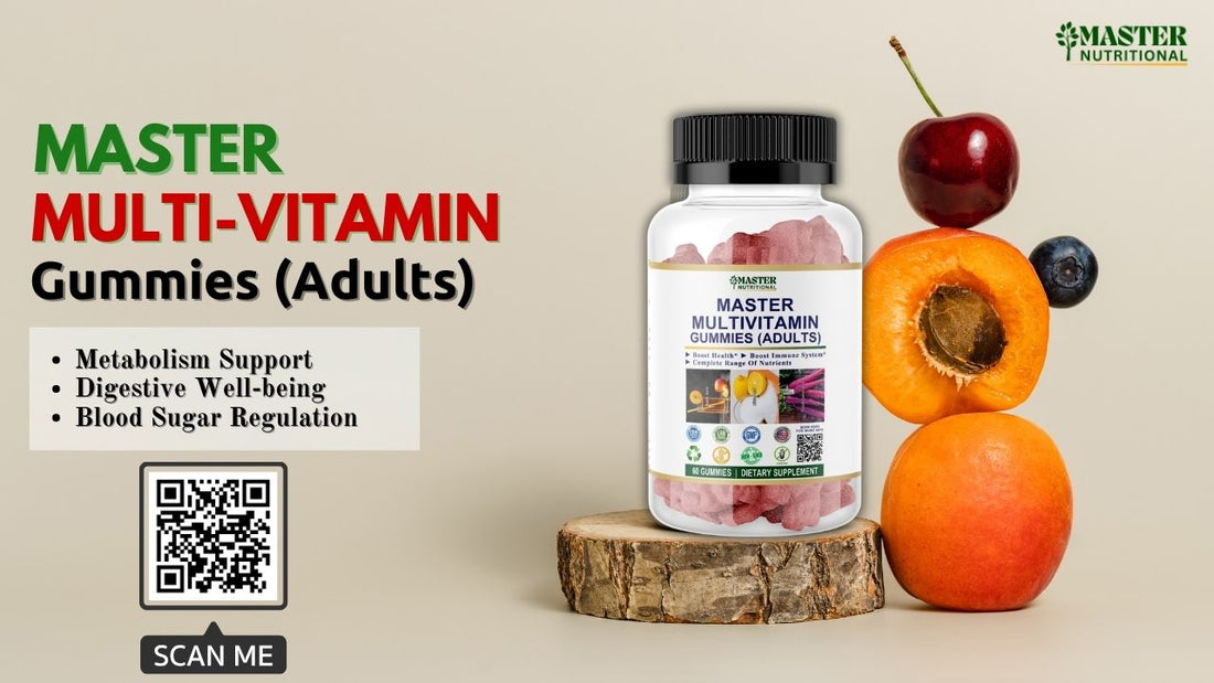 Enhance Skin, Hair, and Nails with Master Multivitamin Gummies Adults