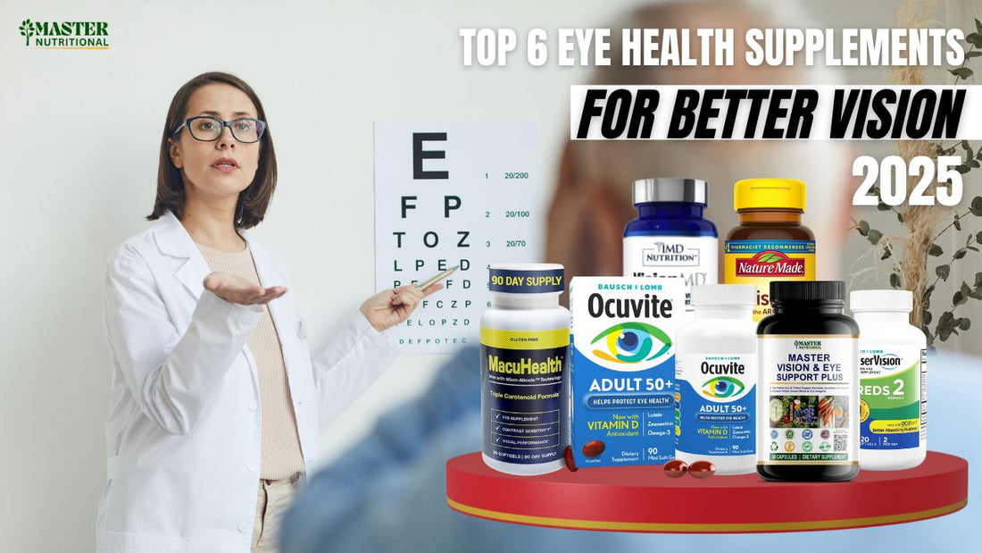 Vegan-Friendly Eye Vitamins: Amazon Supplement vs Master Vision Support